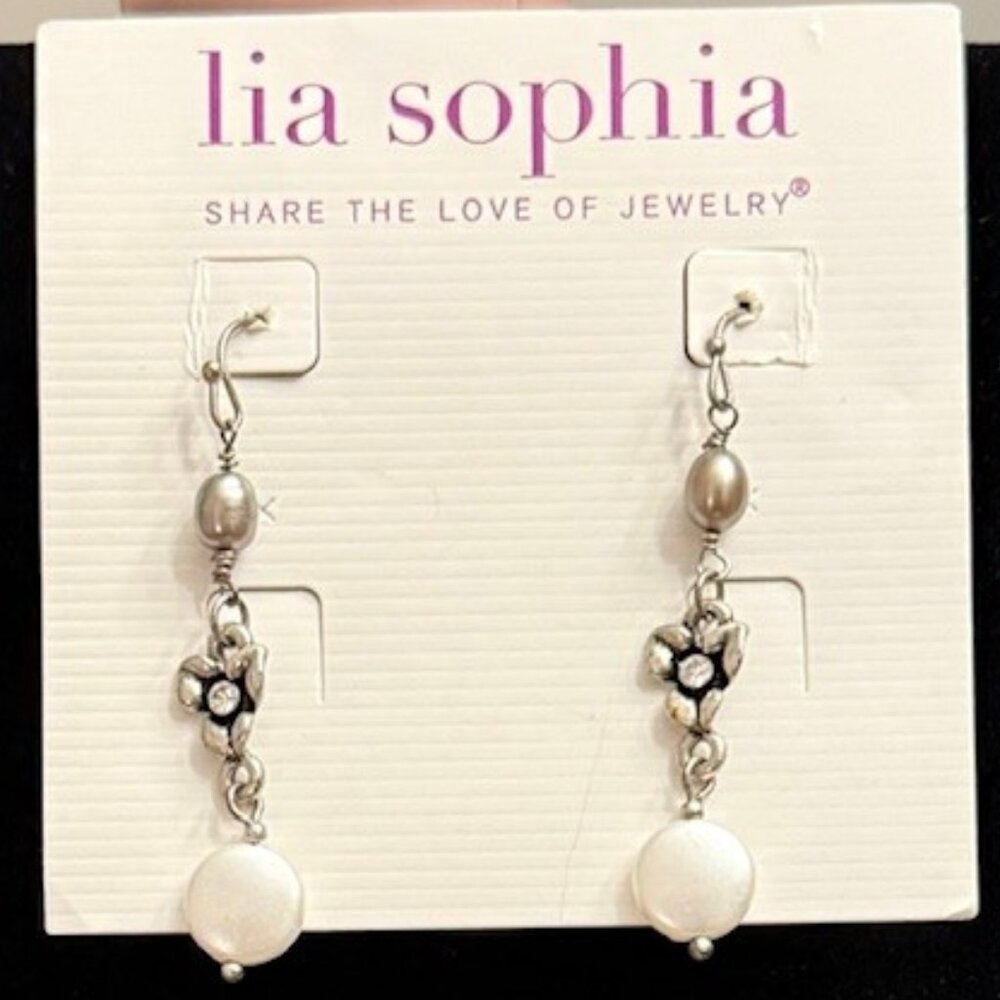 Lia Sophia "MID-SUMMER NIGHT" Earrings - Picture 7 of 8